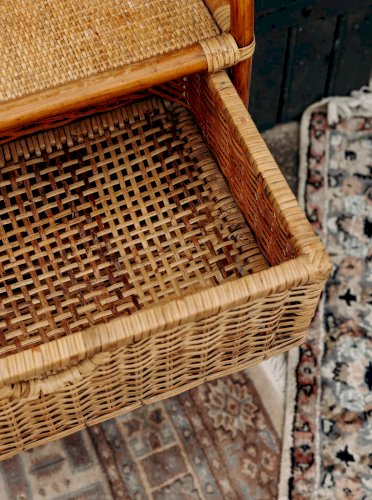 Garance, la petite commode en rotin N°133