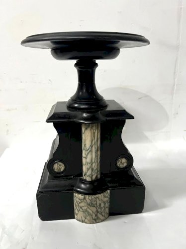 Garniture de cheminée Napoléon III en marbre XIX siècle