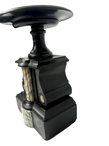 Garniture de cheminée Napoléon III en marbre XIX siècle