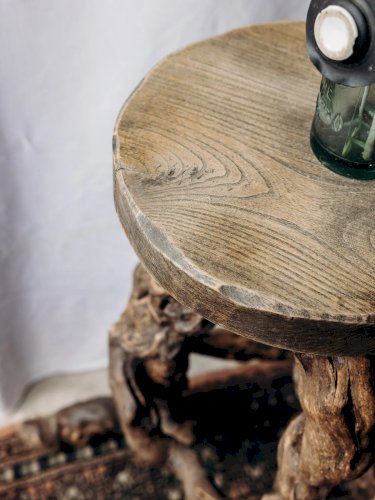 Gaston, le grand tabouret de bar brutaliste N°130