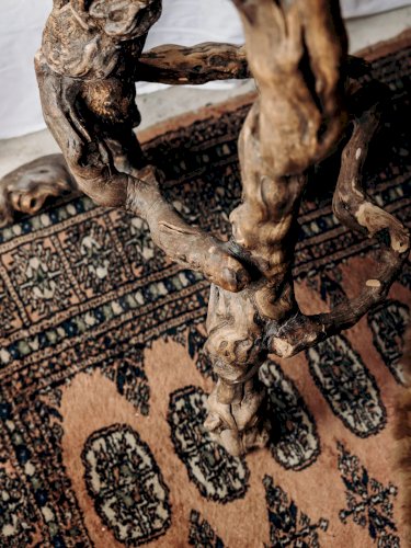 Gaston, le grand tabouret de bar brutaliste N°130