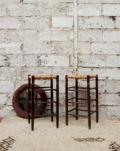 Gaston, the pair of bar stools No. 113