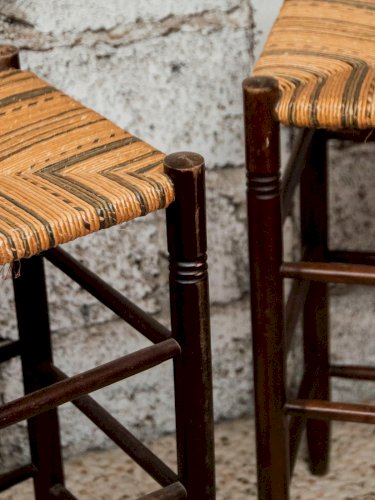 Gaston, le paire de tabourets de bar N°113