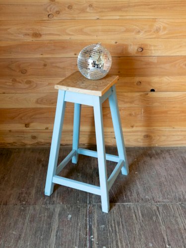 Gaston, le tabouret de bar bleu N°12