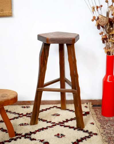 Gaston, le tabouret de bar en bois N°128