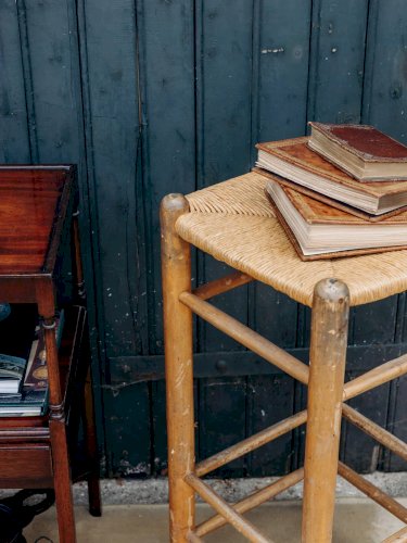 Gaston, le tabouret de bar en paille N°90