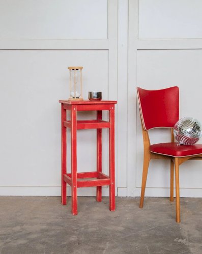 Gaston, le tabouret de bar rouge N°11
