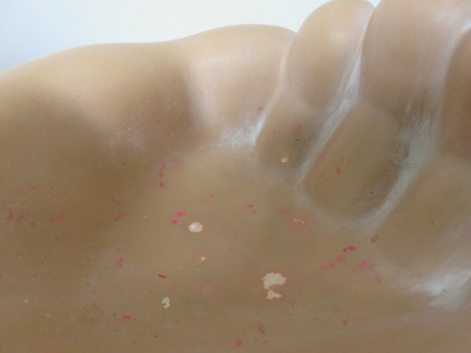 GEANT VIDE POCHE EN FORME DE MAIN EN CERAMIQUE ANNEES 50 60 