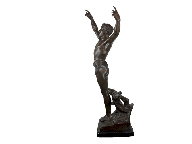 Georges Bareau (1866-1931) Vox Pacis 1894  ,grand modèle 77 cm