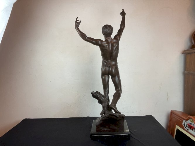 Georges Bareau (1866-1931) Vox Pacis 1894  ,grand modèle 77 cm