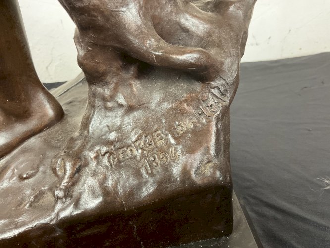 Georges Bareau (1866-1931) Vox Pacis 1894  ,grand modèle 77 cm