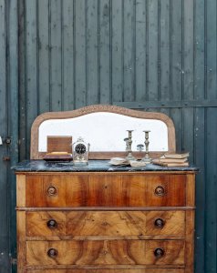 Georges, the large wooden mirror N°872