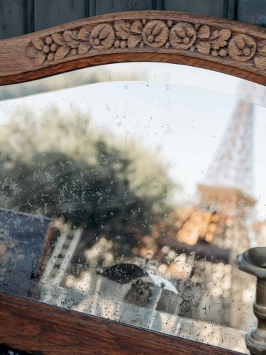 Georges, le grand miroir en bois N°872