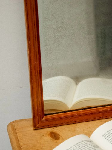 Georges, le grand miroir en bois N°873