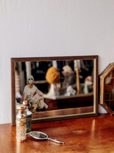 Georges, le grand miroir en bois N°977