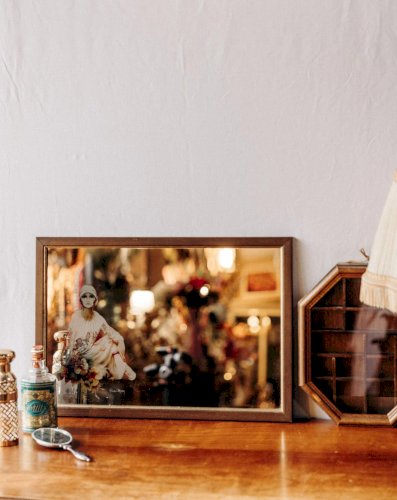 Georges, le grand miroir en bois N°977