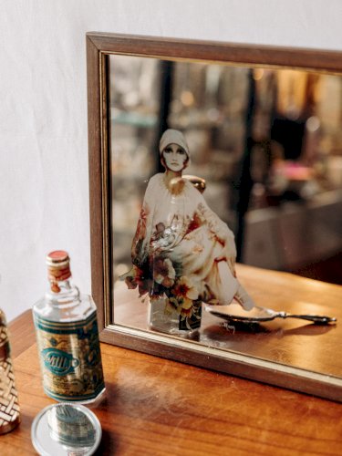 Georges, le grand miroir en bois N°977