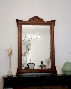 Georges, the Art Deco wooden mirror No. 949
