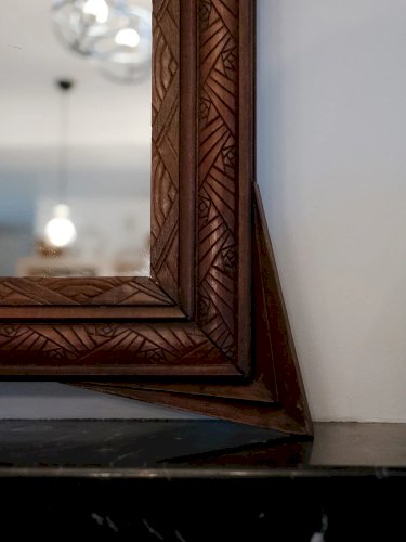 Georges, le miroir Art déco en bois N°949