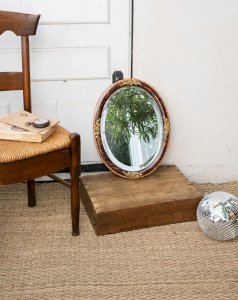 Georges, the beveled mirror in wood No. 564