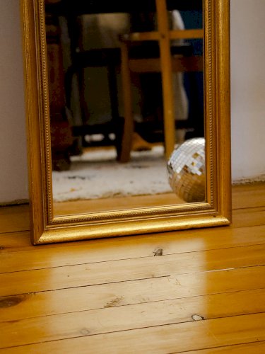 Georges, le miroir doré en bois N°938