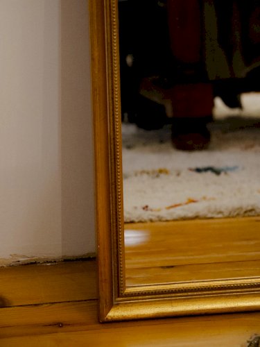 Georges, le miroir doré en bois N°938