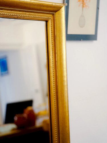 Georges, le miroir doré en bois N°938