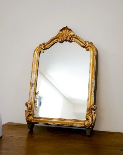 Georges, le miroir doré en bois N°939