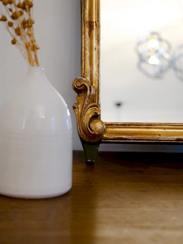Georges, le miroir doré en bois N°939