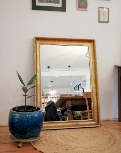 Georges, le miroir doré en bois N°942