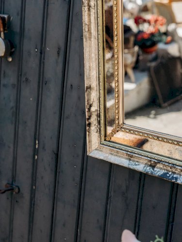 Georges, le miroir effet marbre N°611