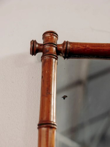 Georges, le miroir en bambou foncé N°859