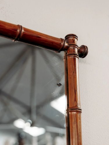 Georges, le miroir en bambou foncé N°859