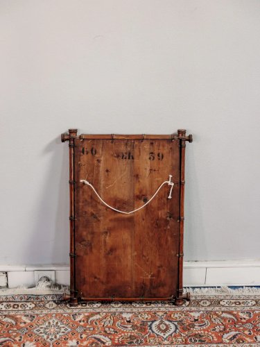 Georges, le miroir en bambou foncé N°859