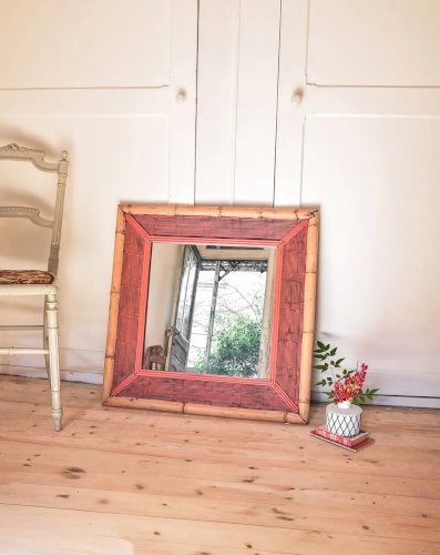 Georges, le miroir en bambou N°620