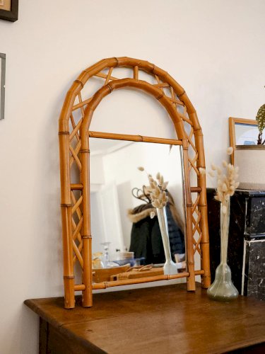 Georges, le miroir en bambou N°940
