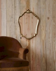 Georges, le miroir en bois sculpté doré N°900