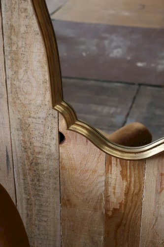 Georges, le miroir en bois sculpté doré N°900