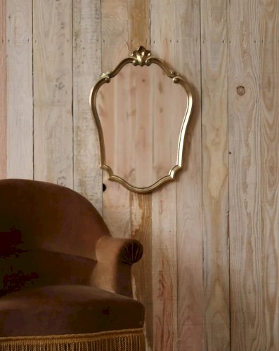 Georges, le miroir en bois sculpté doré N°900