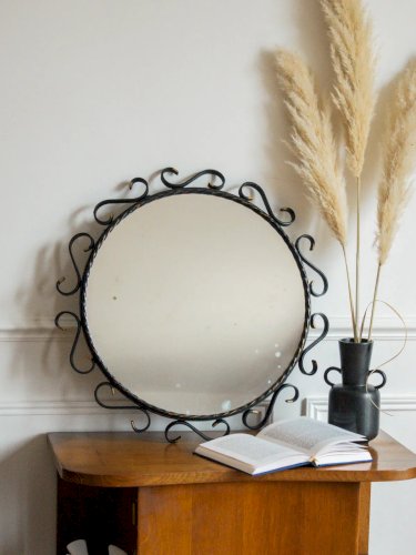 Georges, le miroir en fer forgé N°803