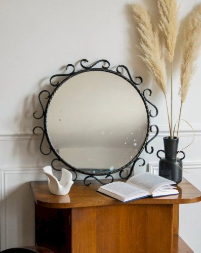 Georges, le miroir en fer forgé N°803