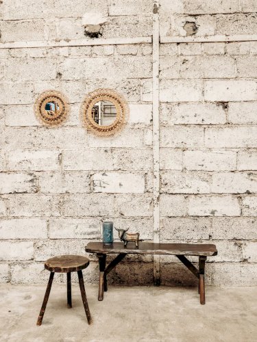 Georges, le miroir en osier N°626