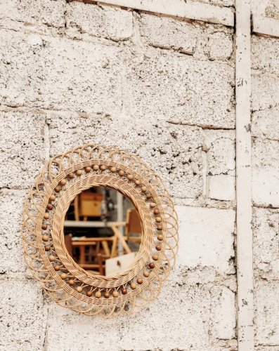 Georges, le miroir en osier N°626
