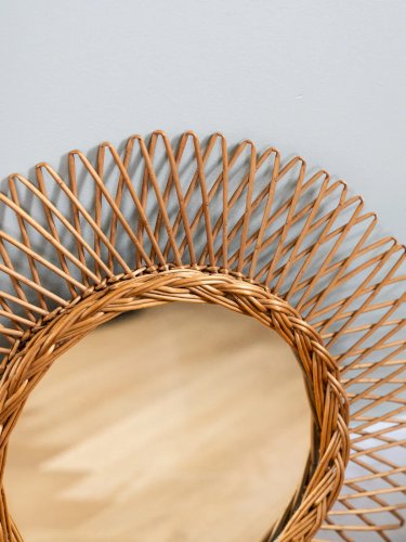 Georges, le miroir en osier N°634