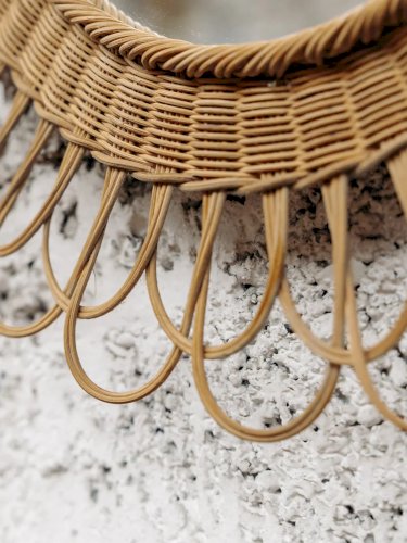 Georges, le miroir en osier N°635