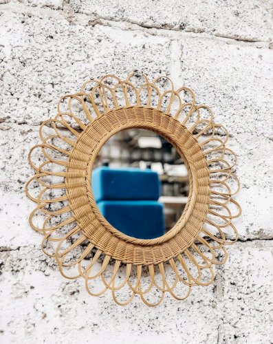 Georges, le miroir en osier N°635