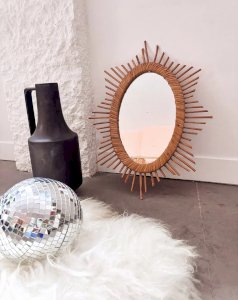 Georges, the rattan mirror No. 648