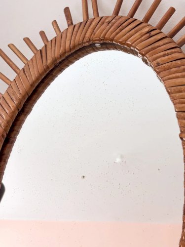 Georges, le miroir en rotin N°648