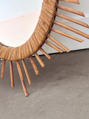 Georges, le miroir en rotin N°648