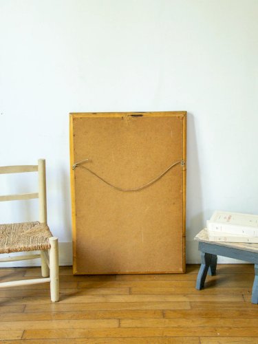 Georges, le miroir en rotin N°651